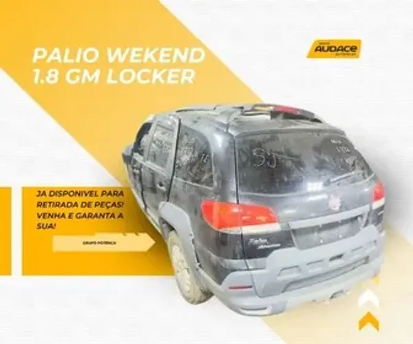 Sucata Palio wekend 1.8 GM locker , ja disponível para retiradas de peças