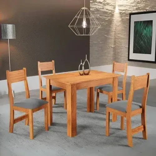 Mesa de jantar Perla com 4 cadeiras