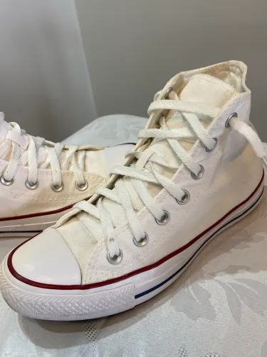 Tênis Allstar Chuck Cano Alto Branco | Usado