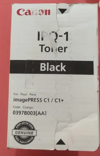 Toner Canon IPQ-1 Black Original (0399B003AA) - Novo Lacrado