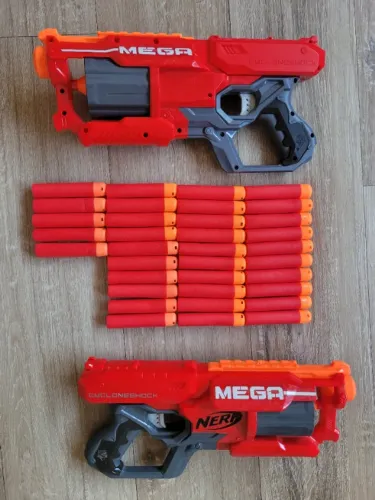 ARMAS NERF MEGA COM DARDOS
