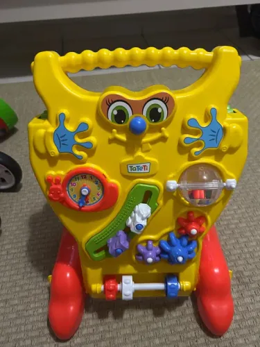 Andador Infantil Bebe Didático Educativo Brinquedo 2 Em 1