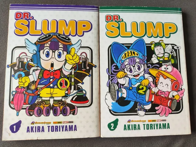 Dr. Slump #1 e 2 (lote) - Akira Toriyama - Editora Panini - Mangá