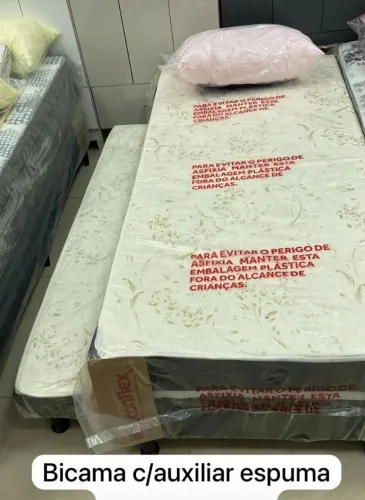 Super promoção de Bicama com auxiliar de espuma com Frete Grátis