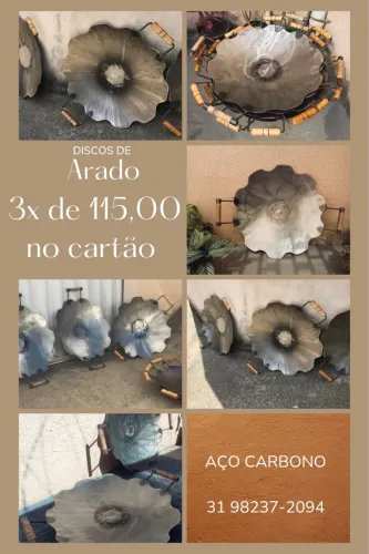 Disco de arado original! Mais amolador de facas!