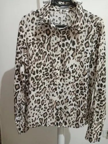 Camisa Animal Print Feminina