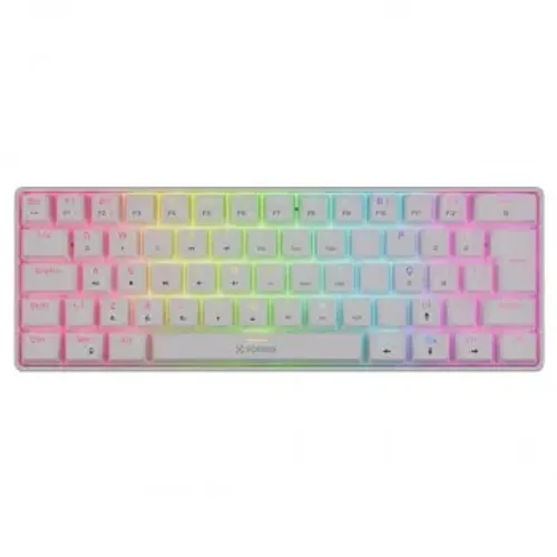 Teclado Mecânico Fortrek Gravity Air Compact, Tri-Mode (Bluetooth, Wireless 2.4GHz e Cabo