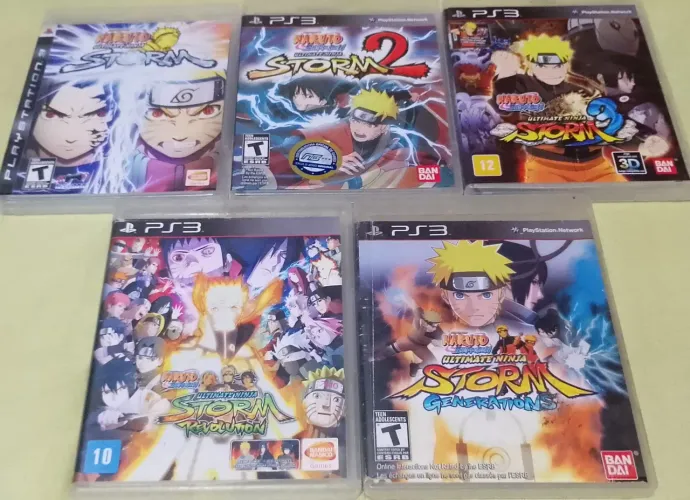 Lote Saga Naruto Completa PS3