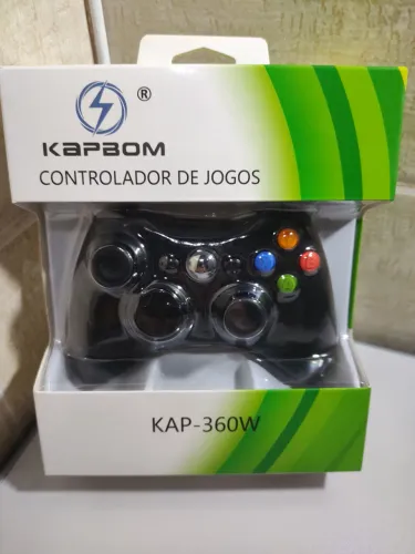 Controle Kapbom KAP-360W para Xbox 360 - Novo!