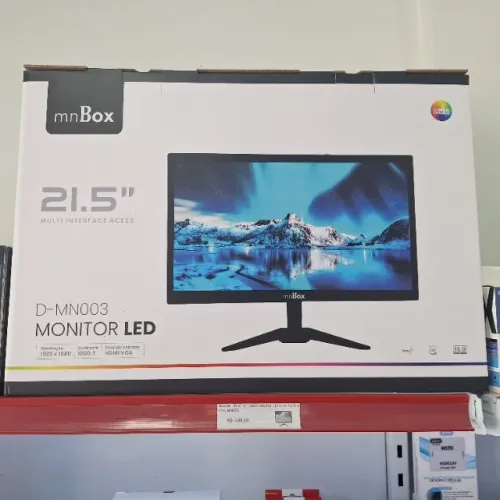 Monitor Led 21,5" 1920x1080p 5ms hdmi e vga