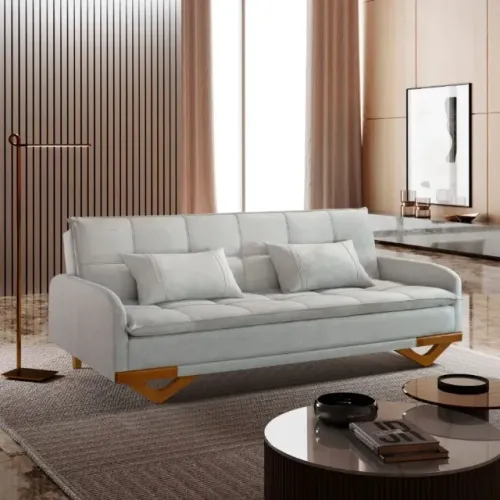 Sofá Cama 2,02m Linho Novo varios modelos