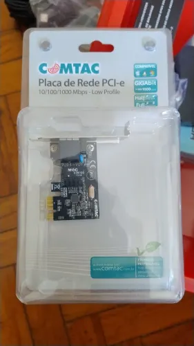Placa de Rede PCI-e 10/100/1000 Mbps - Low Profile