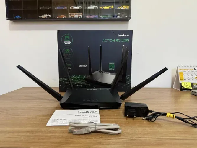 Roteador Intelbras Action RG 1200 - Gigabit Dual Band - Na Caixa