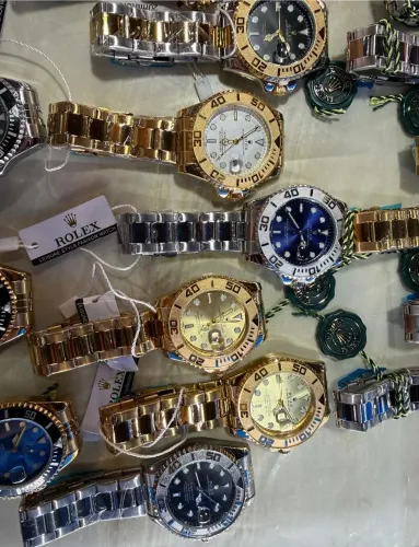 Novo!! ROLEX FUNDO DE VIDRO (a prova d'água)