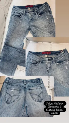Calça Hilfiger tamanho 3 . Cintura baixa. 60