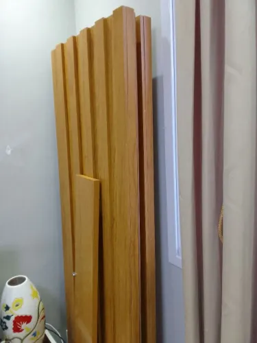 Painel ripado em mdf com 1.80 de largura por 1.85 de altura