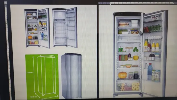 GELADEIRA CONSUL FROST FREE 342 LITROS COR INOX-CRB39AK-110V COM GARANTIA
