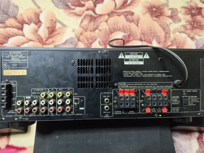 Home Pioneer/reviver Antigo completo, somente faltando alguns cabos 