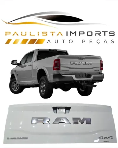 Tampa Traseira Ram 2500 2019 2020 2021 2022 2023 2024 