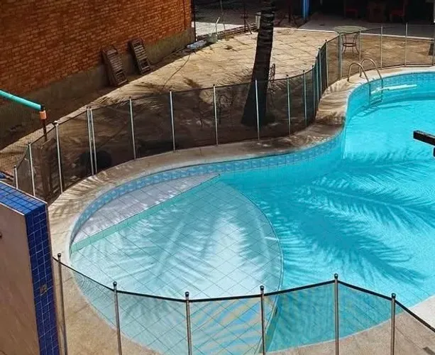 Cerca de Proteção para Piscina Removível - 18 metros