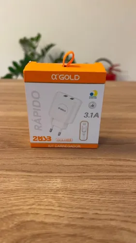 Carregador para iPhone - Fonte + Cabo Lightning