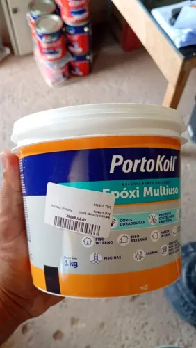 11 Potes de rejunte epóxi 1kg azul celeste