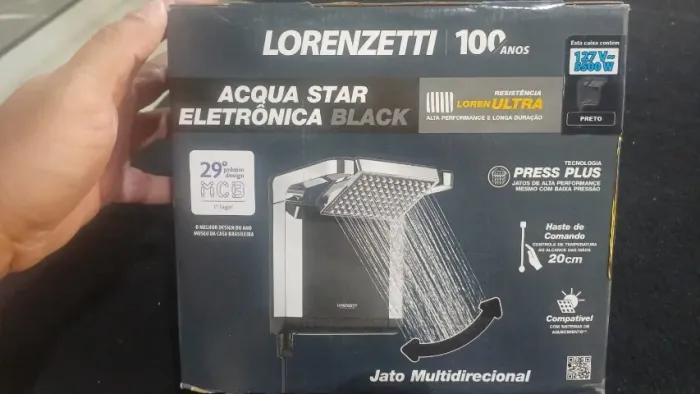 LORENZETTI-CHUV.ACQUA STAR BLACK 127V /5500W