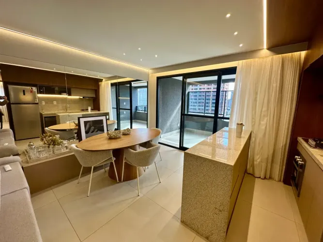 Apartamento à venda no Full Haut Compact Life  Setor Bueno, Goiânia | 2 suítes | Mobiliado
