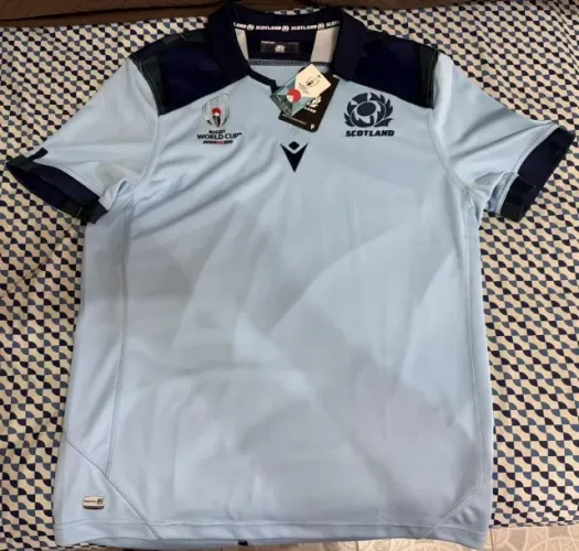 camisa macron escócia 2019 (copa do mundo de rugby 2019)