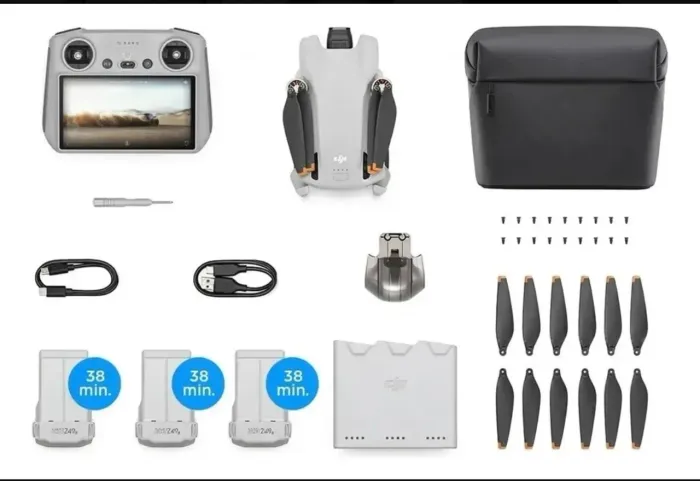 Dji Mini 3 Pro + Kit Fly More Combo (com tela)