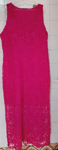 Vestido de renda Gripir Plus Size