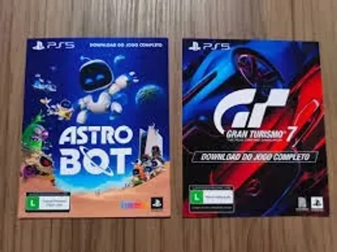 2 JOGOS DIGITAIS PS5 - ASTRO BOT + GRAN TURISMO 7