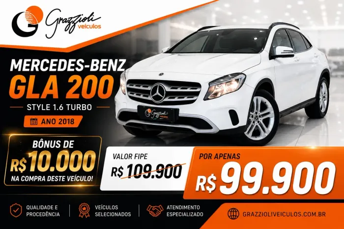 Mercedes-Benz GLA 200 Style 1.6 TB 16v/flex Aut. 2018