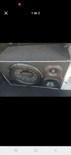 Caixa trio sub 12 polegadas pioneer corneta d250 jbl o Twitter está queimado