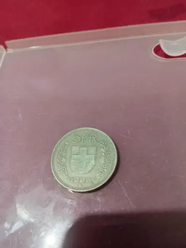 Moeda 5 francos 1998