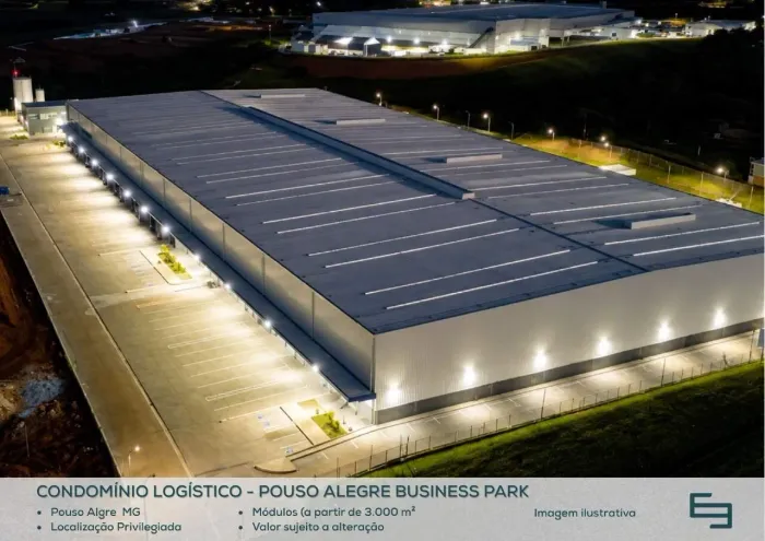 Galpão para alugar em Pouso Alegre/MG com 6.756,38 m² e 15 docas