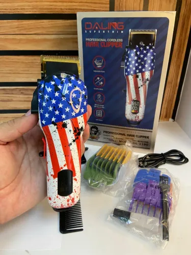 Máquina de Cortar Cabelo Profissional sem Fio Estilo Retrô Americana - LFJ-1190 LEON GTS a