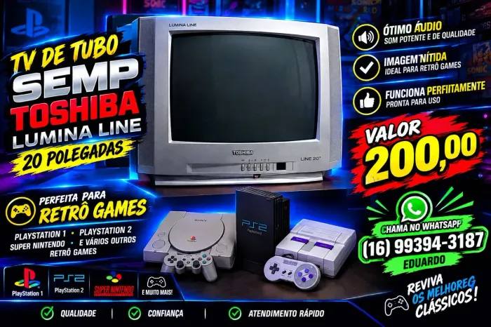 Tv 20 polegadas Semp Toshiba lumima line