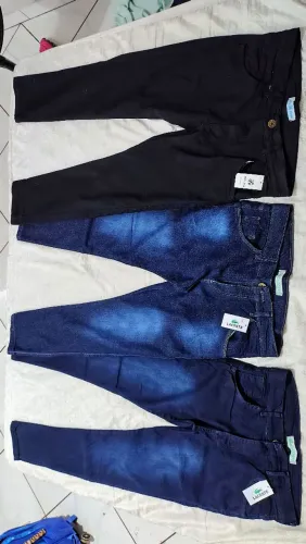 3 Calças jeans masculina