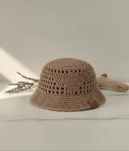 Bucket chapéu em crochê