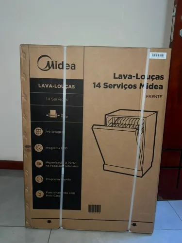 Lava Louças 14 Serviços Preta 110v Midea - Nova e Lacrada - Pronta Entrega!!