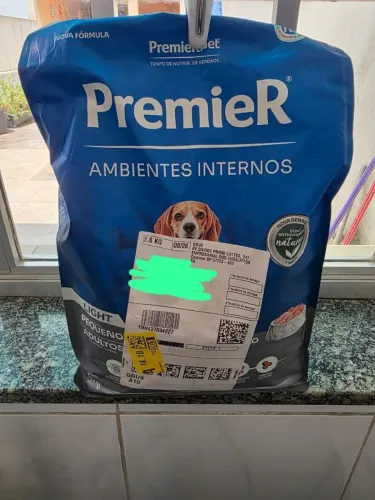 Ração Premier Light para Cães Adultos de Porte Pequeno - 2,5 kg
