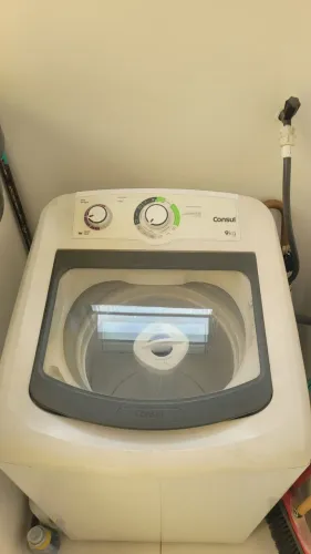 Máquina de Lavar Consul 9kg Branca 220V - Modelo CWB09 (Funcionando Perfeitamente)