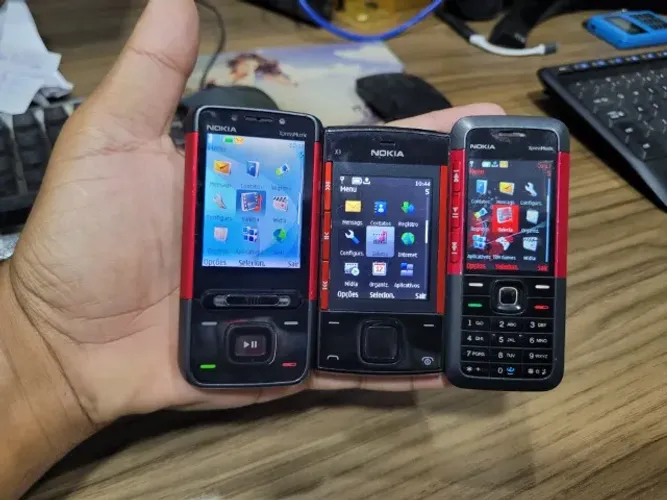 Nokia XpressMusic e X3 Celular Antigo Retrô Vintage Coleção