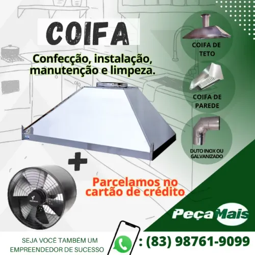 Coifa Exaustor Cozinha Industrial