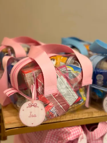 Bolsas personalizadas para festas e eventos