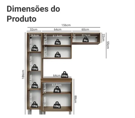 Armário completo