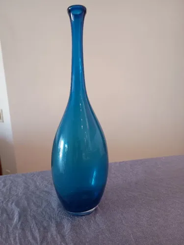 Vaso de vidro Azul