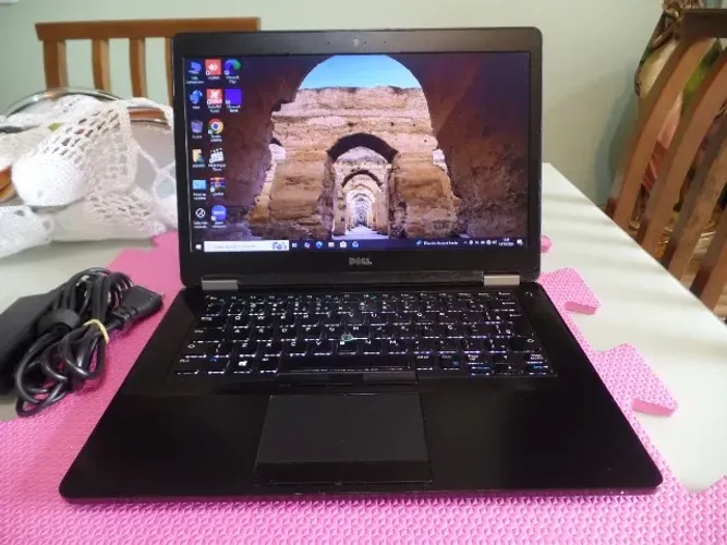 Notebook Dell Lat E5470 Core i7-6600U(2.60Ghz)\8GB\HD sata 500GB\Tela slin14\Bat.100%.