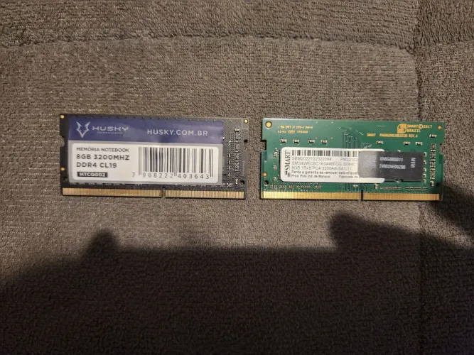 Memória Ram 8 Gb Ddr4 Notebook 3200 Mhz